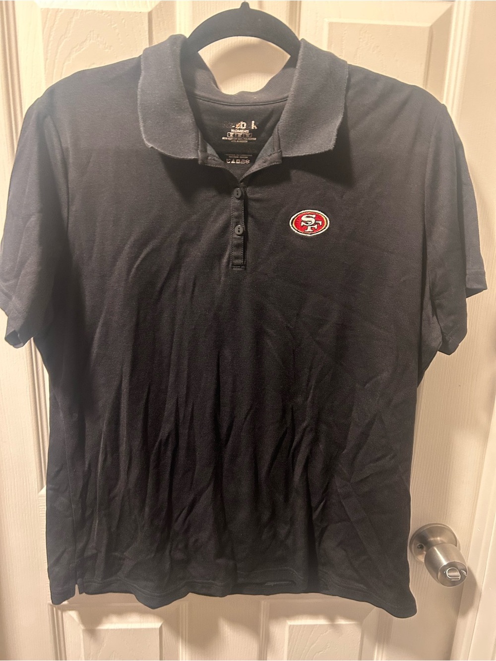 San Francisco 49ers Black Polo Shirt